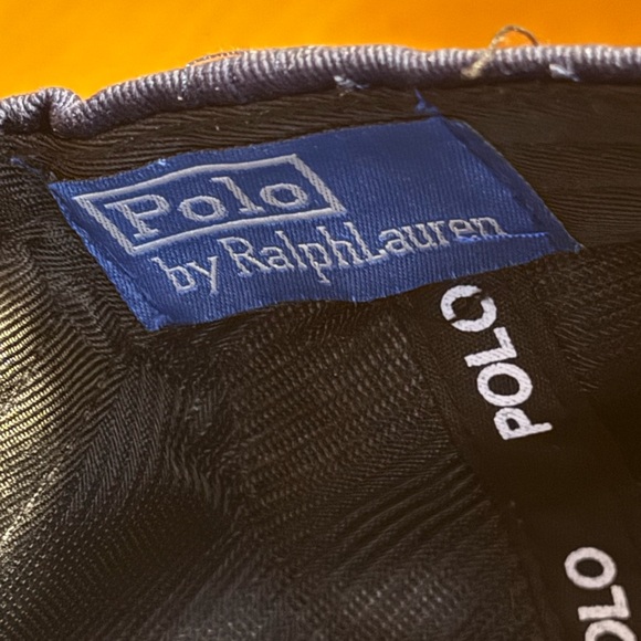 Polo by Ralph Lauren Navy Blue Chino Fabric Baseball Cap Hat NWT - Picture 7 of 9